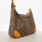 Louis Vuitton Shoulder Bag Monogram Boulogne 35 Brown — view 2