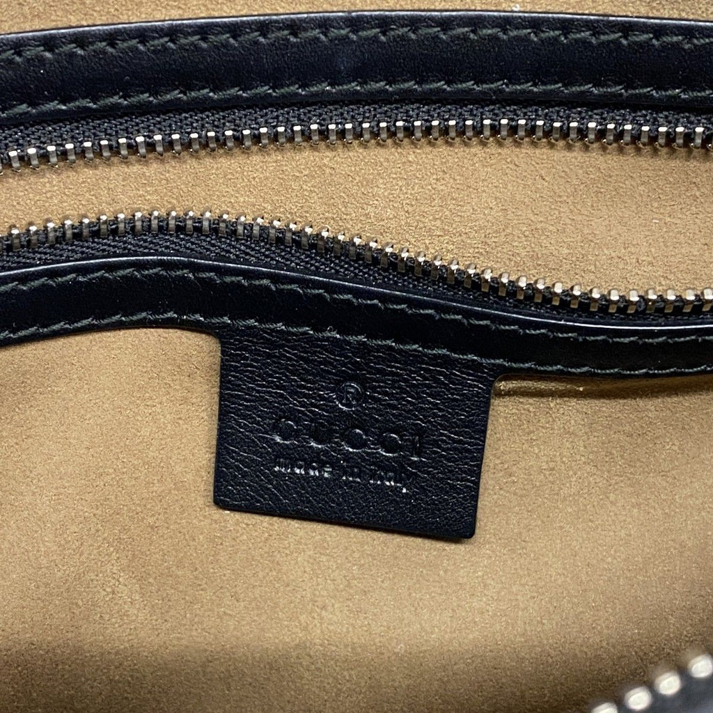 Gucci Handbag GG Supreme Black Silver — view 5