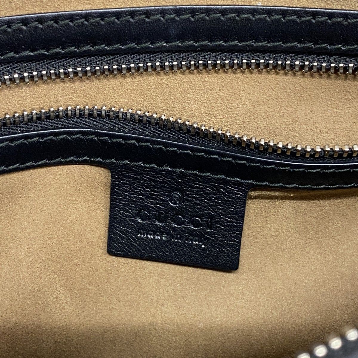 Gucci Handbag GG Supreme Black Silver — view 5