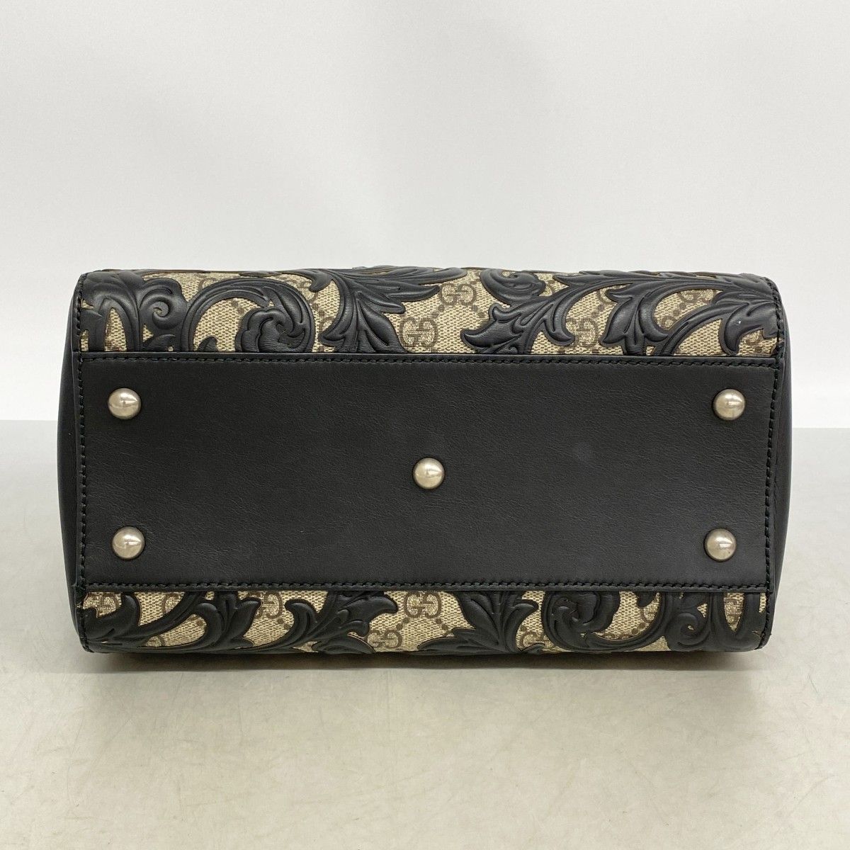 Gucci Handbag GG Supreme Black Silver — view 3