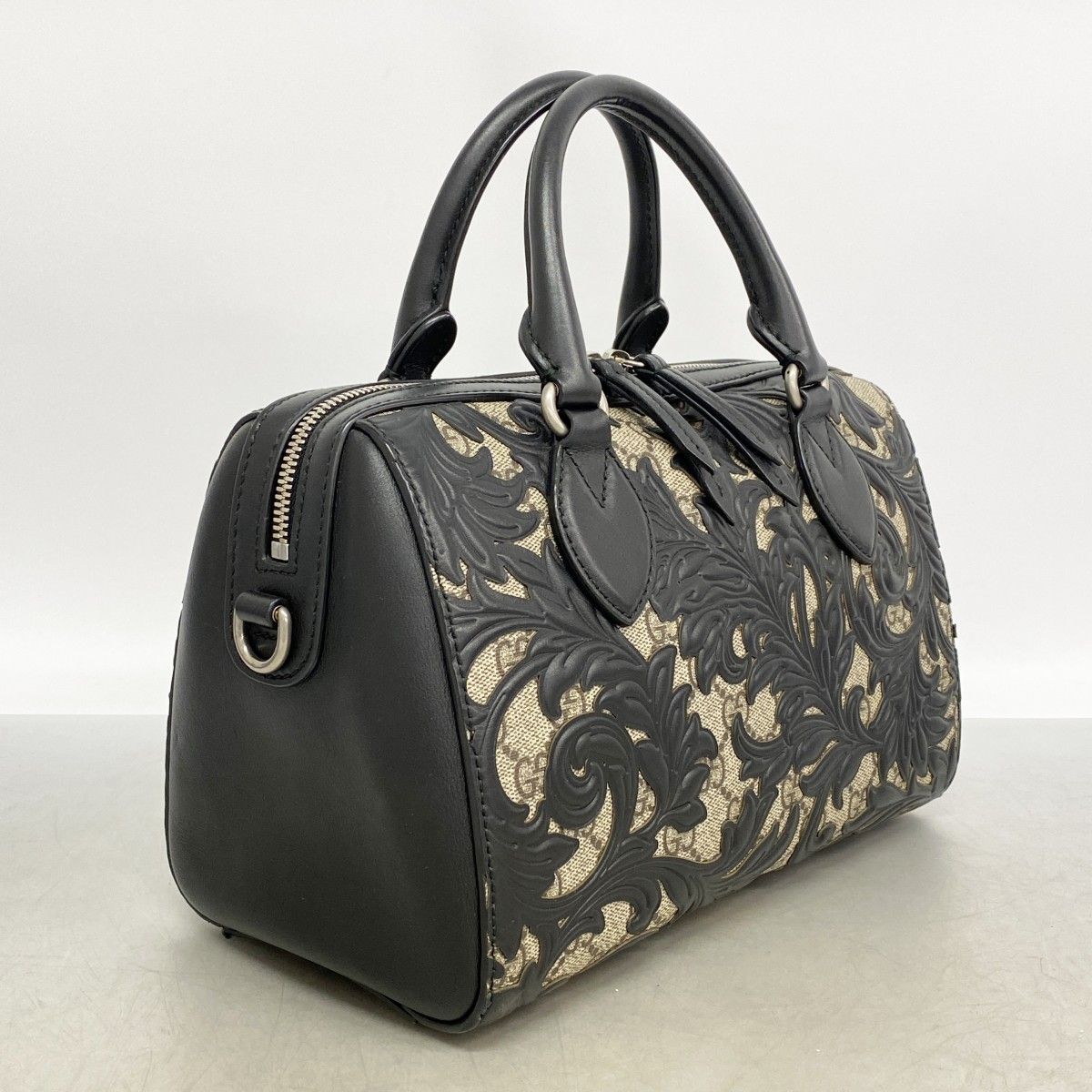 Gucci Handbag GG Supreme Black Silver — view 2