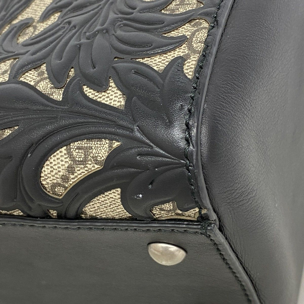 Gucci Handbag GG Supreme Black Silver — view 6