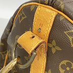Louis Vuitton Boston Bag Monogram Keepall Bandouliere 55 Brown — view 6