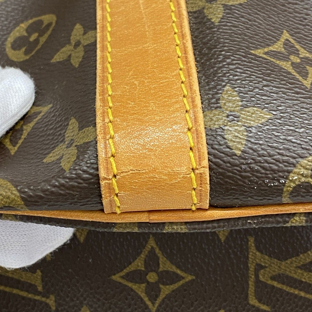 Louis Vuitton Boston Bag Monogram Keepall Bandouliere 55 Brown — view 8