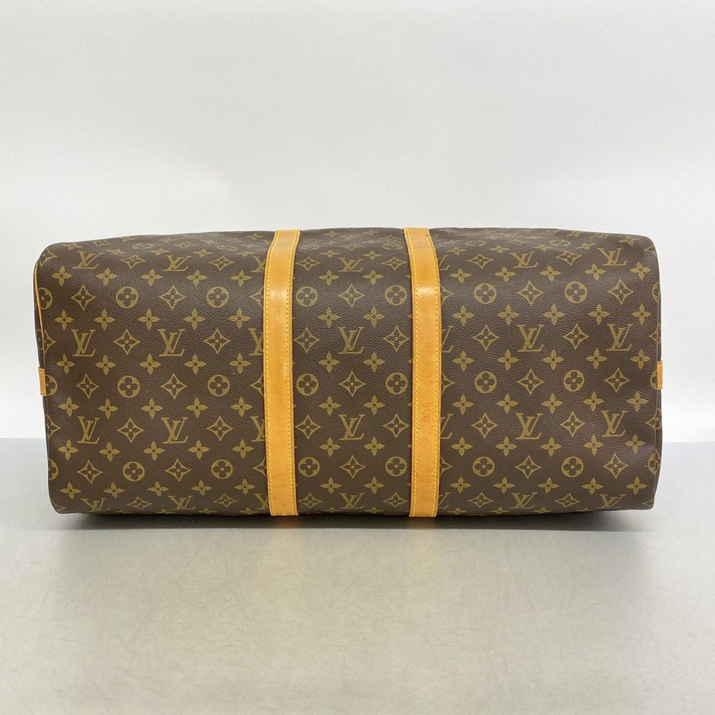 Louis Vuitton Boston Bag Monogram Keepall Bandouliere 55 Brown — view 3