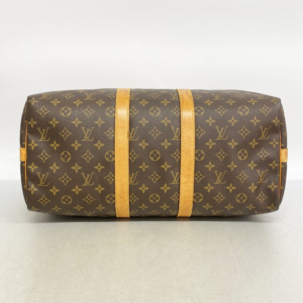 Louis Vuitton Boston Bag Monogram Keepall Bandouliere 45 Brown — view 3