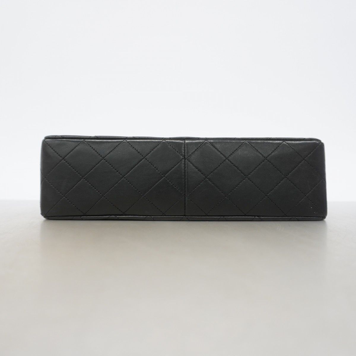 Chanel Shoulder Bag Quilted Lambskin Black Gold — view 3