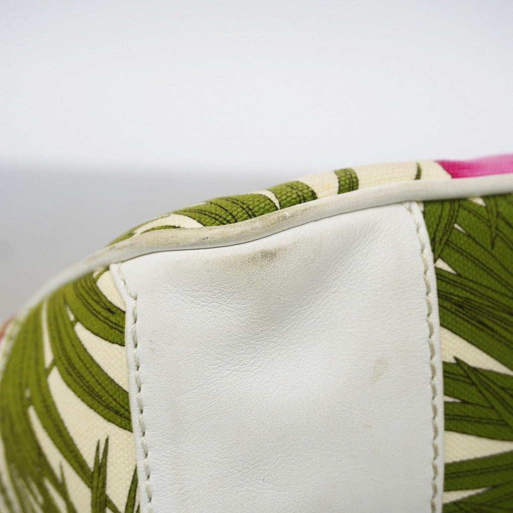 Celine Handbag Boogie Bag Canvas Multicolor Gold — view 7
