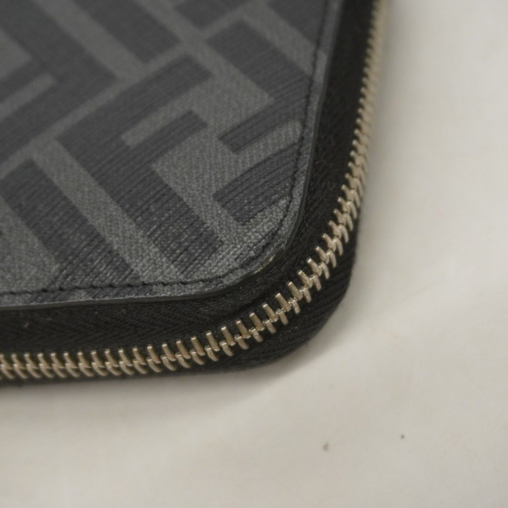 Fendi Wallet Zucca Black Yellow Silver — view 5