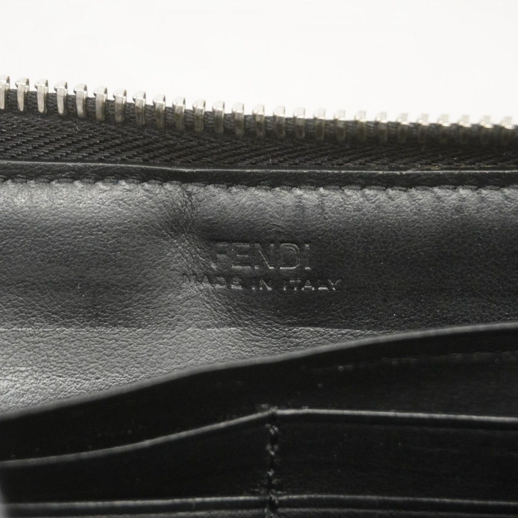 Fendi Wallet Zucca Black Yellow Silver — view 4