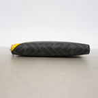 Fendi Wallet Zucca Black Yellow Silver — view 2