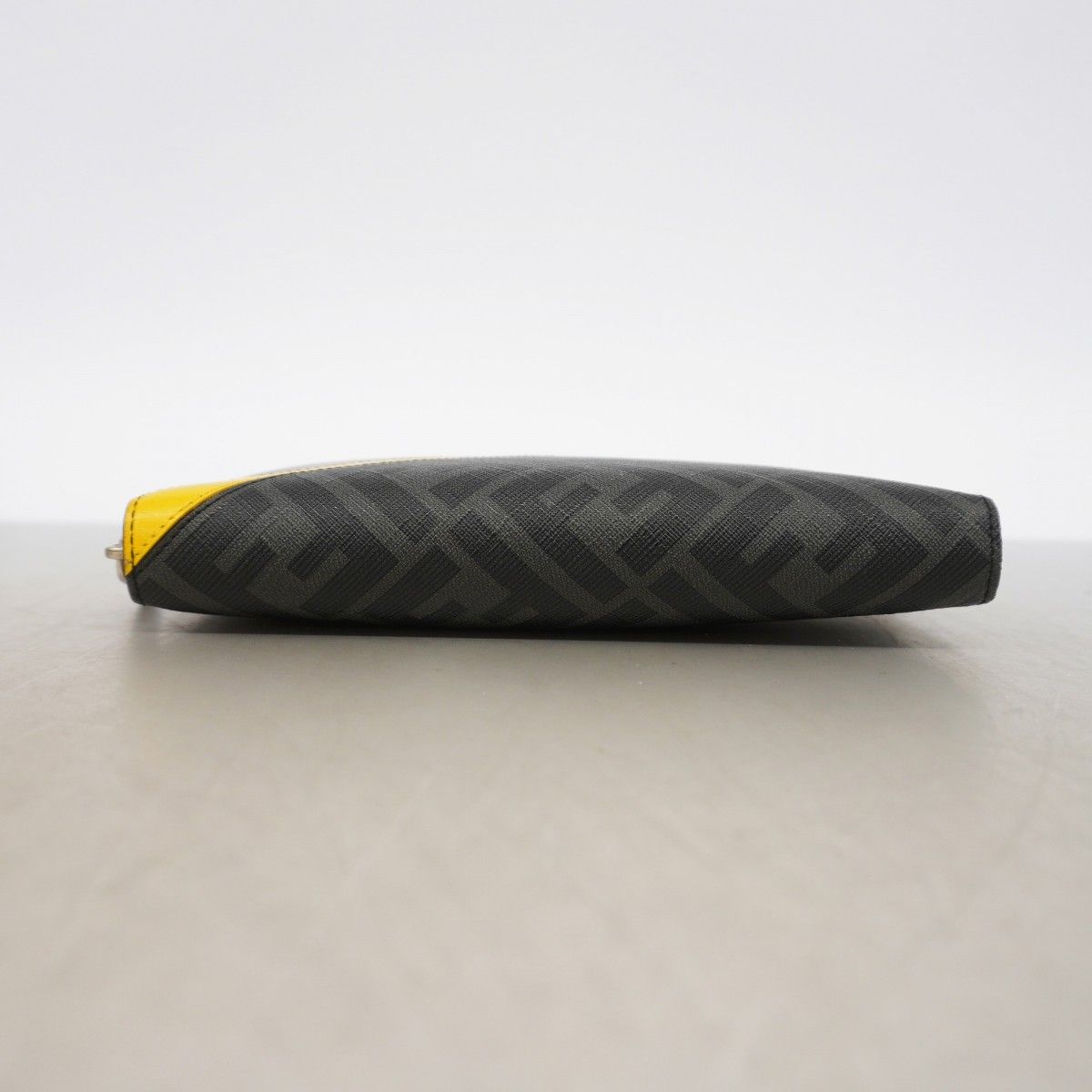 Fendi Wallet Zucca Black Yellow Silver — view 2