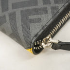 Fendi Wallet Zucca Black Yellow Silver — view 7