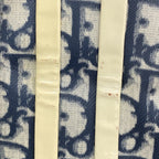Dior Handbag Trotter Navy White Silver — view 8