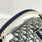 Dior Handbag Trotter Navy White Silver — view 7