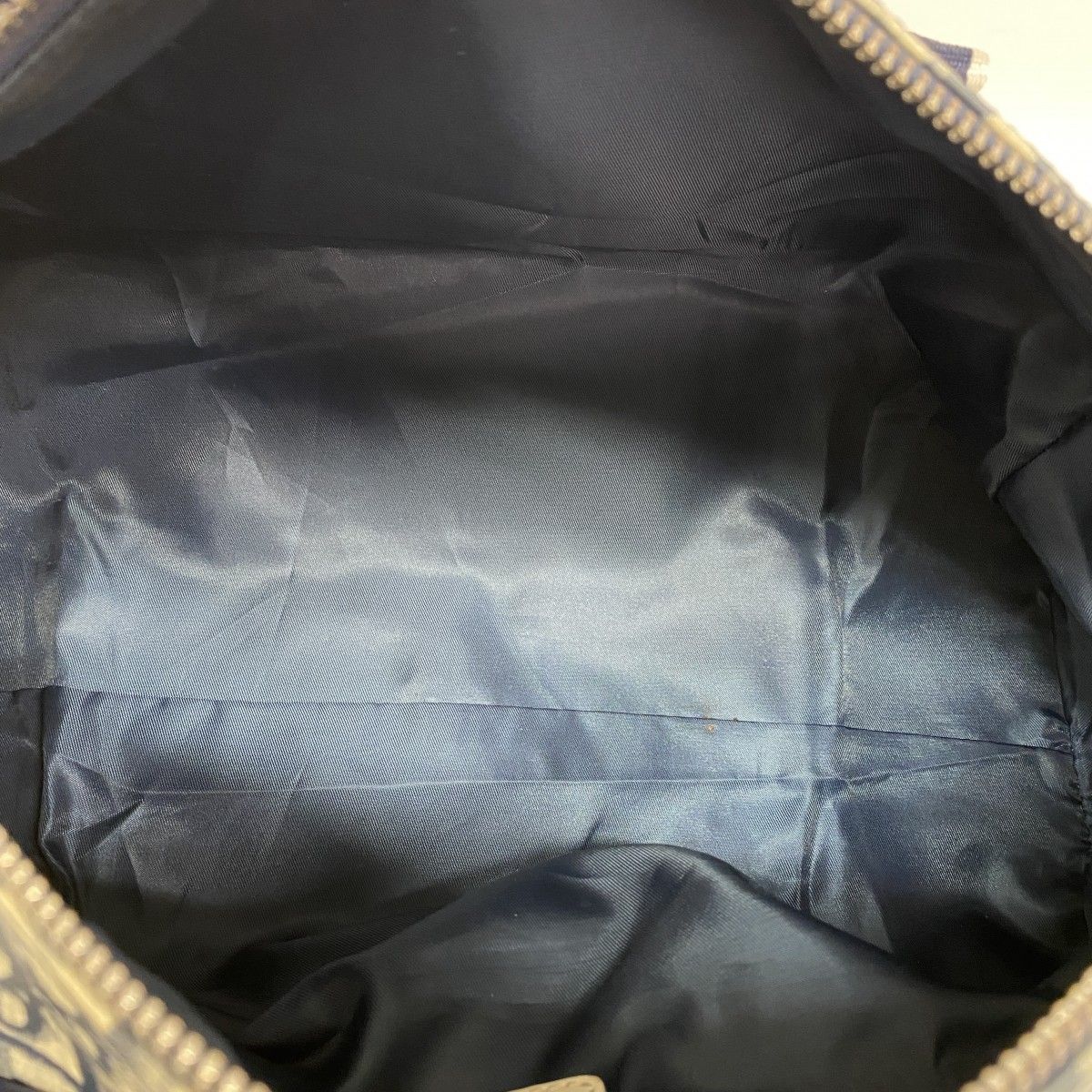 Dior Handbag Trotter Navy White Silver — view 4