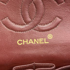 Chanel Shoulder Bag Quilted Lambskin Black Gold — view 5