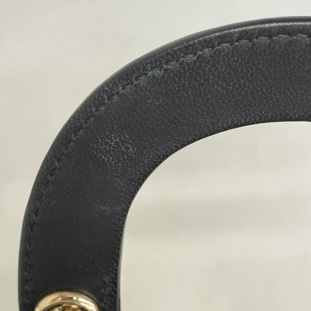 Dior Handbag Cannage Lady Leather Black Champagne Gold — view 7