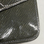 Louis Vuitton Handbag Shiny Epi Monogram Reverse Pochette Metis Mini Gray Brown — view 8