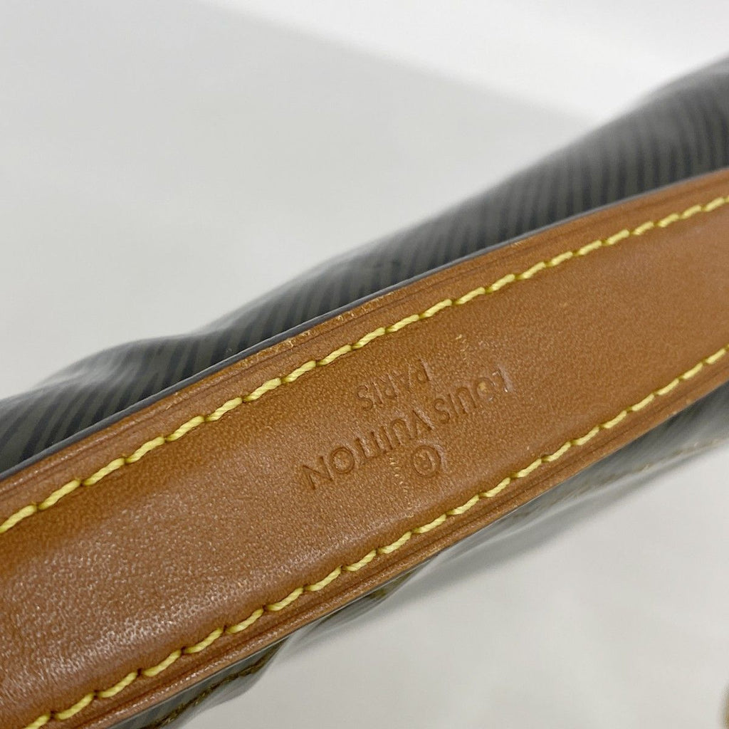 Louis Vuitton Handbag Shiny Epi Monogram Reverse Pochette Metis Mini Gray Brown — view 9