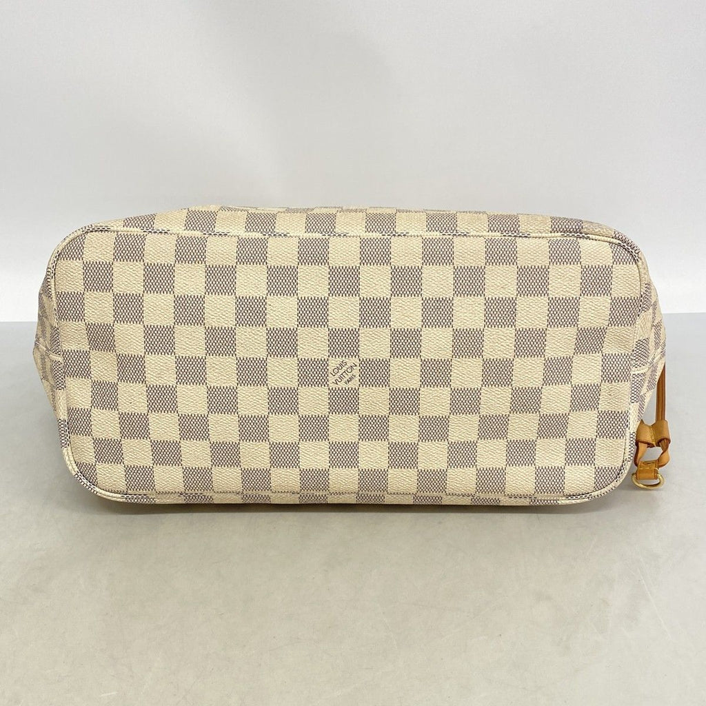 Louis Vuitton Tote Damier Azur Neverfull MM White — view 3