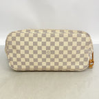 Louis Vuitton Tote Damier Azur Neverfull MM White — view 3