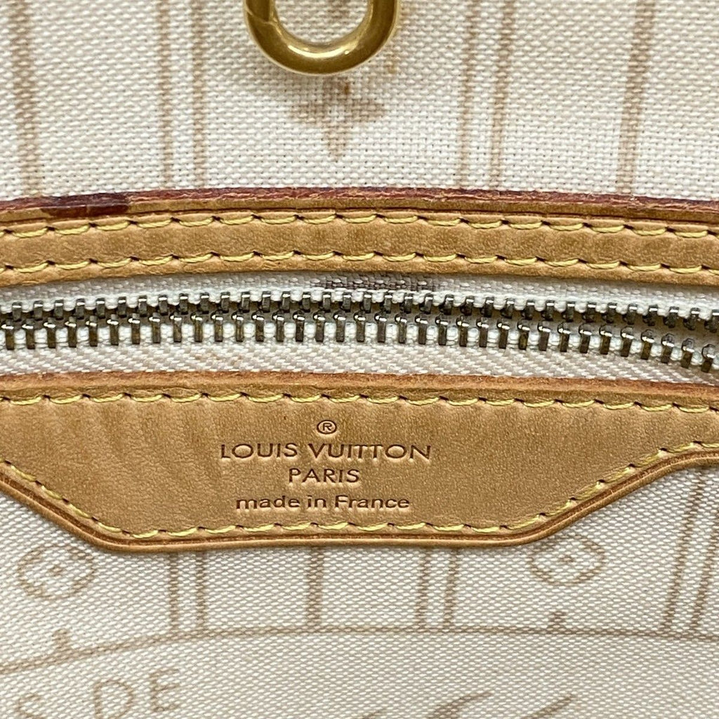 Louis Vuitton Tote Damier Azur Neverfull MM White — view 5