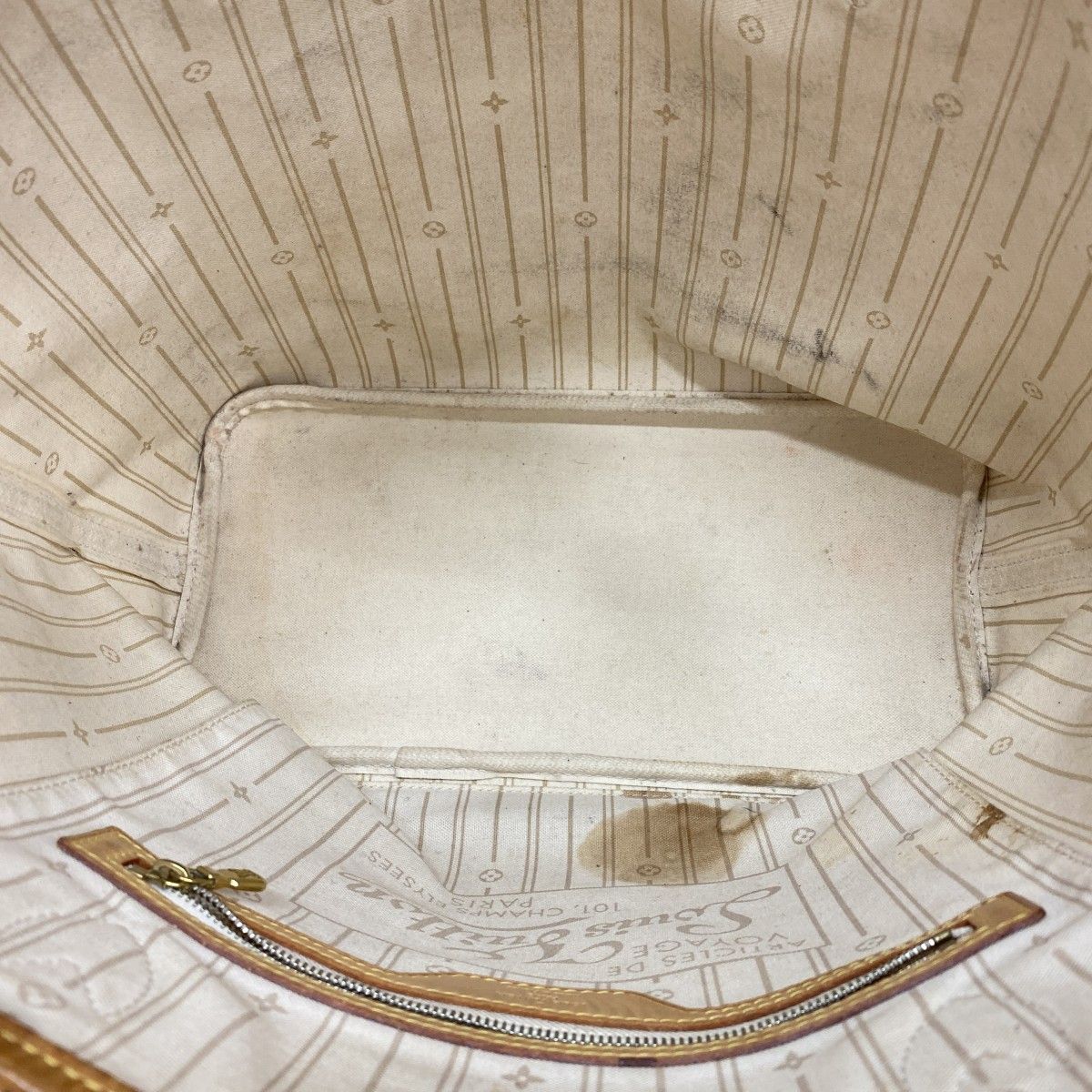 Louis Vuitton Tote Damier Azur Neverfull MM White — view 4