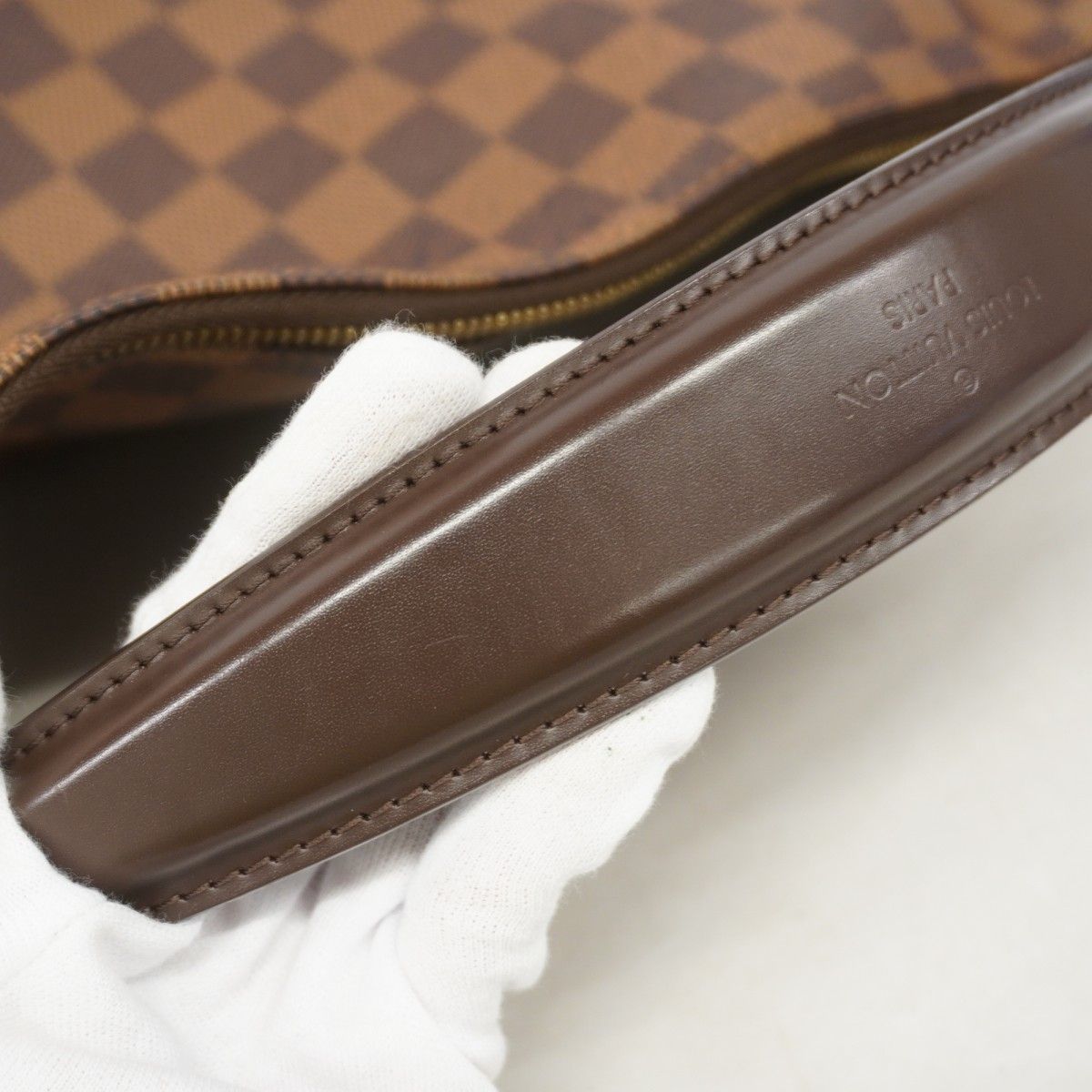 Louis Vuitton Shoulder Bag Damier Portobello GM Ebene — view 7