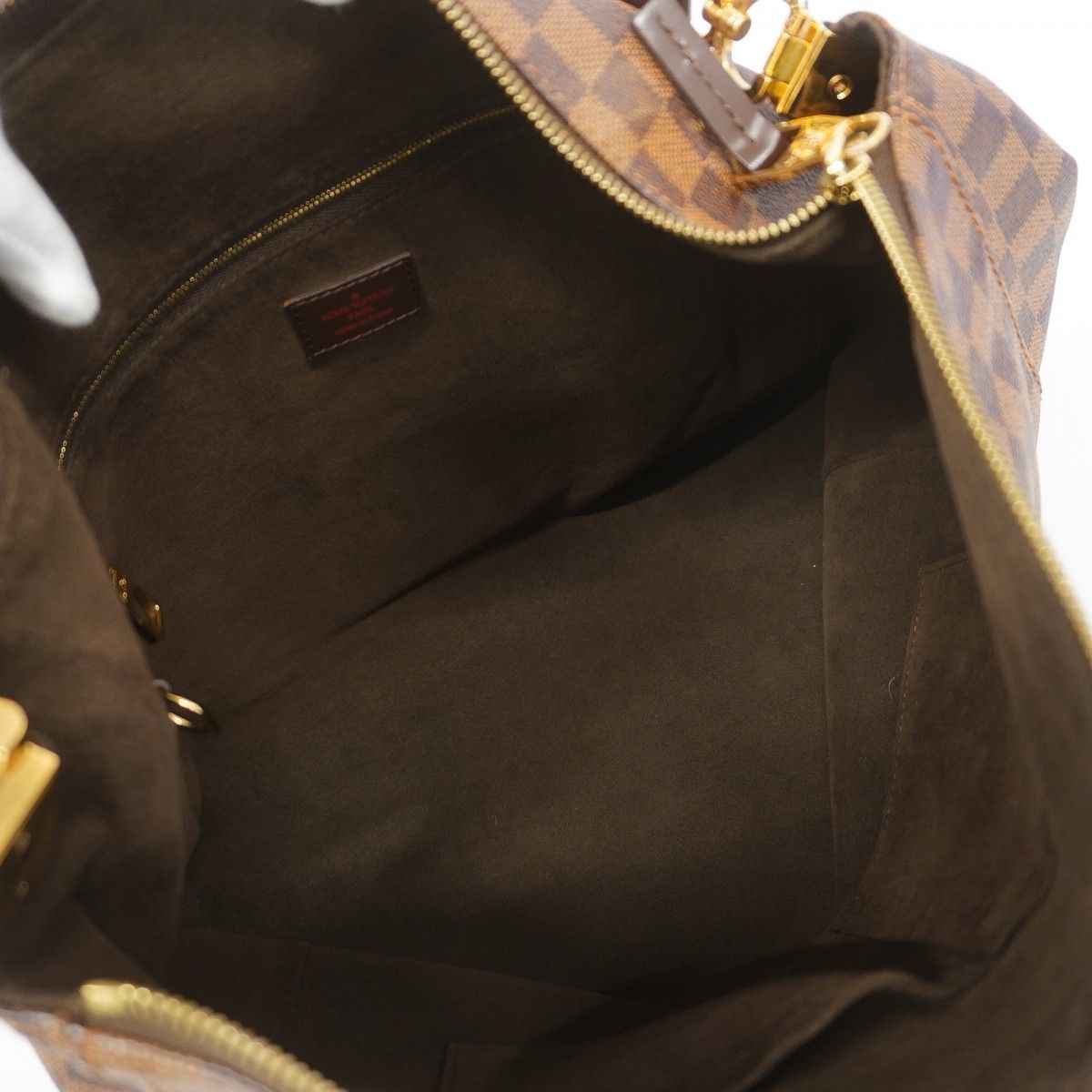 Louis Vuitton Shoulder Bag Damier Portobello GM Ebene — view 4