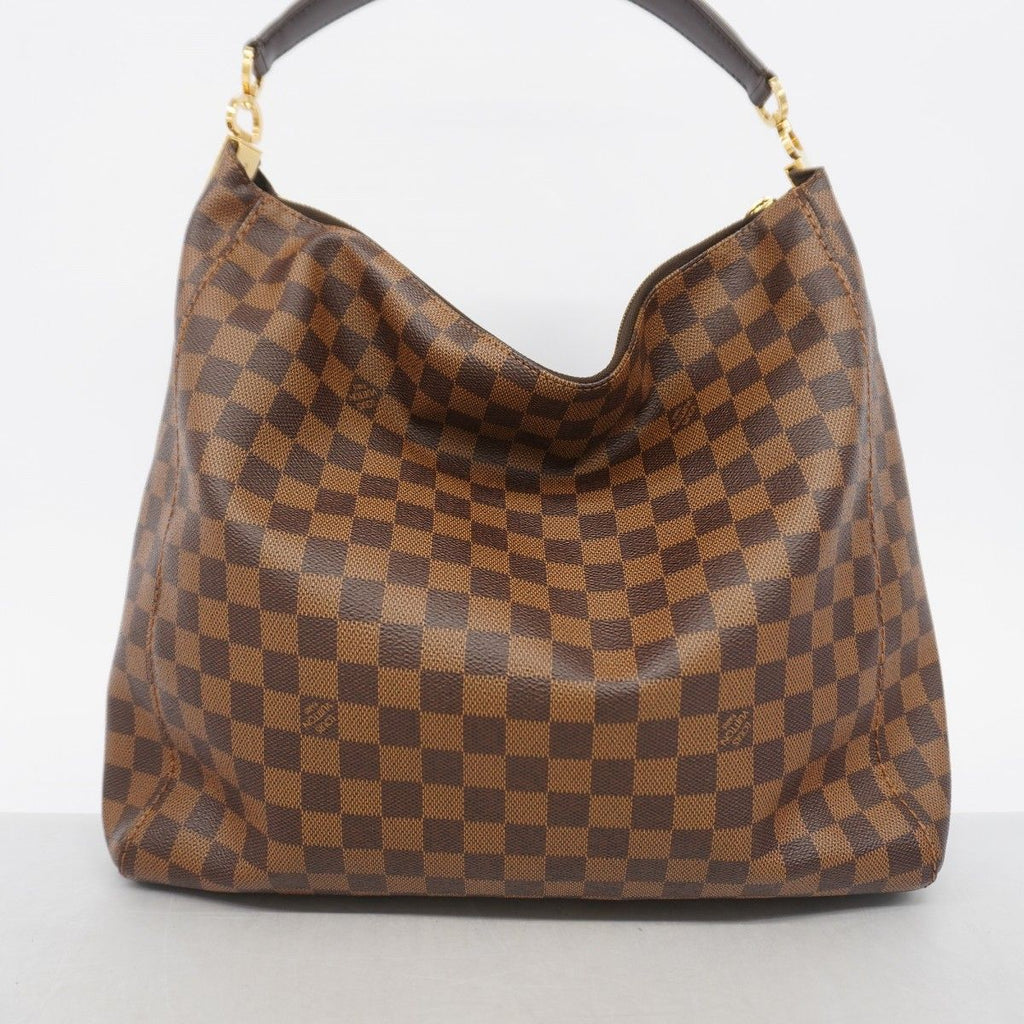 Louis Vuitton Shoulder Bag Damier Portobello GM Ebene — view 9
