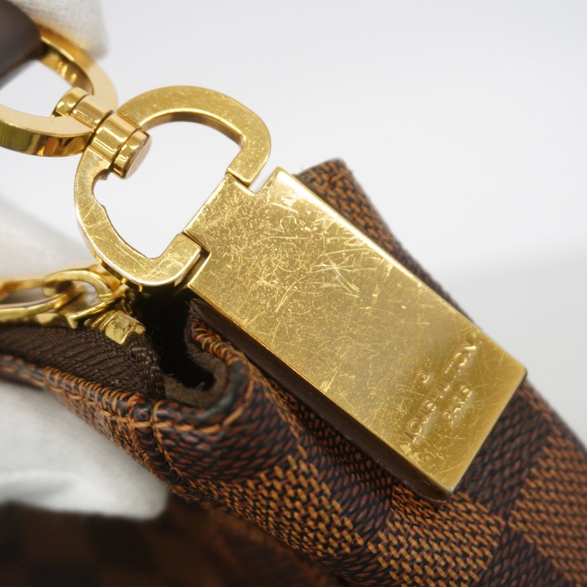 Louis Vuitton Shoulder Bag Damier Portobello GM Ebene — view 8