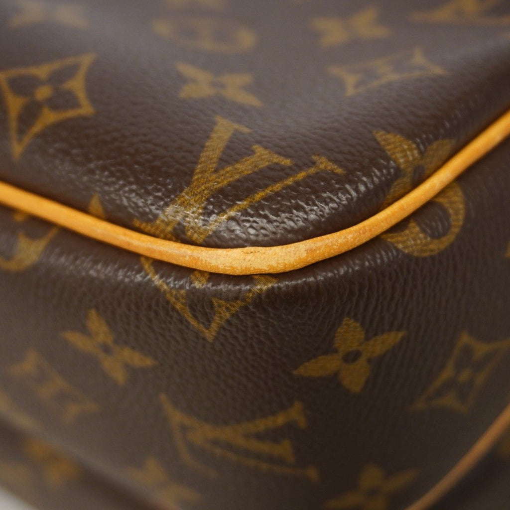 Louis Vuitton Shoulder Bag Monogram Reporter PM Brown — view 7