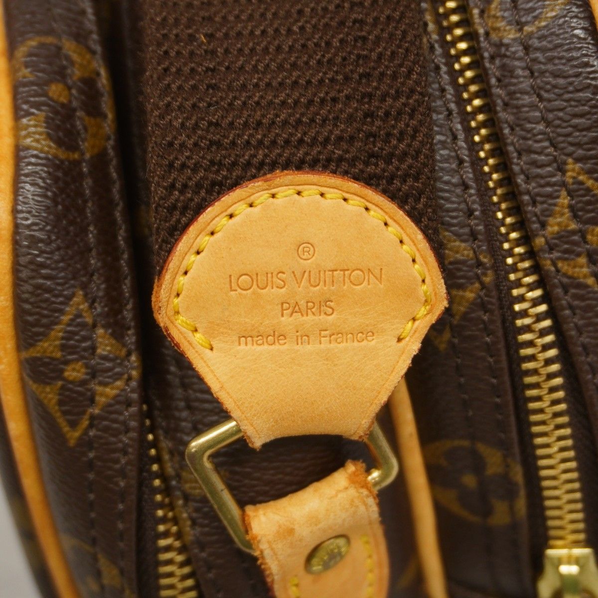 Louis Vuitton Shoulder Bag Monogram Reporter PM Brown — view 5