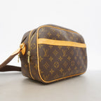 Louis Vuitton Shoulder Bag Monogram Reporter PM Brown — view 2
