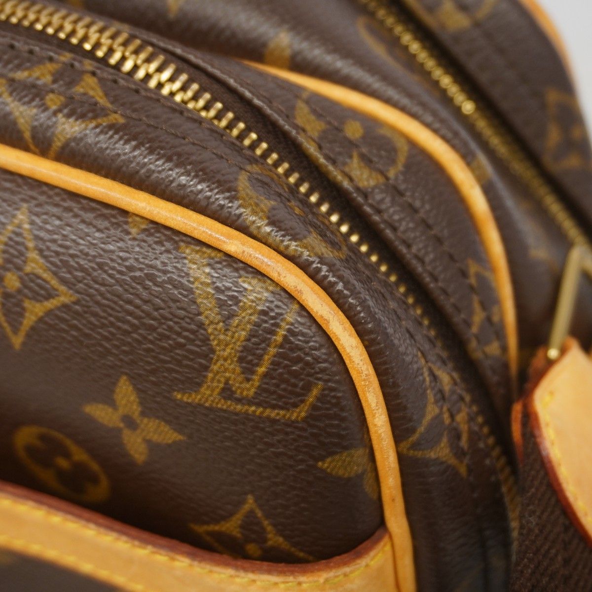 Louis Vuitton Shoulder Bag Monogram Reporter PM Brown — view 6