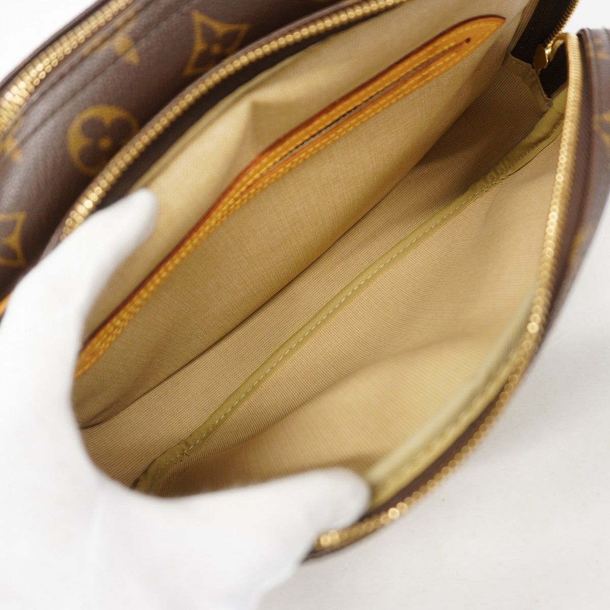 Louis Vuitton Shoulder Bag Monogram Reporter PM Brown — view 4