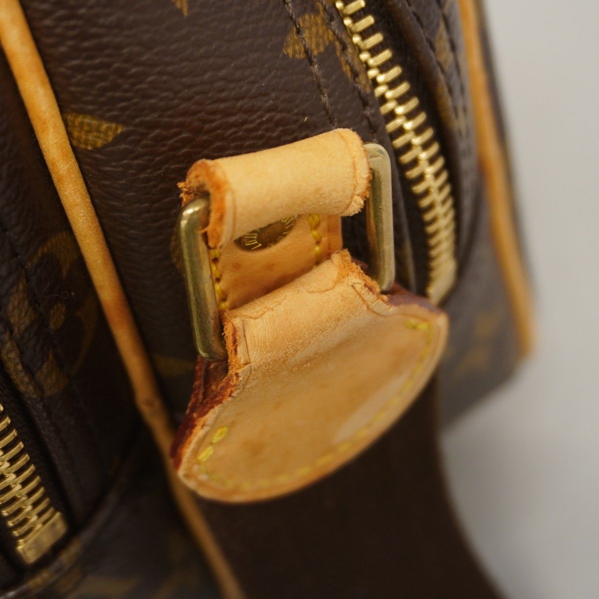 Louis Vuitton Shoulder Bag Monogram Reporter PM Brown — view 8