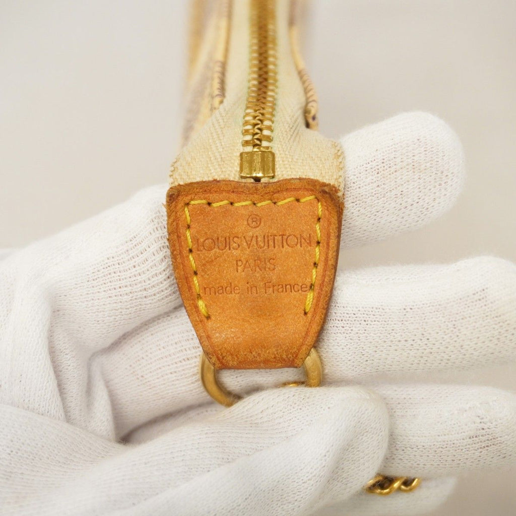 Louis Vuitton Pouch Damier Azur Mini Pochette White — view 5