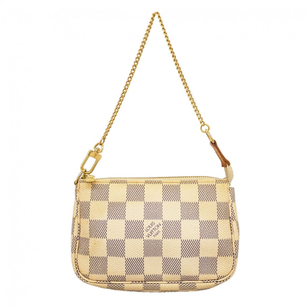 Louis Vuitton Pouch Damier Azur Mini Pochette White