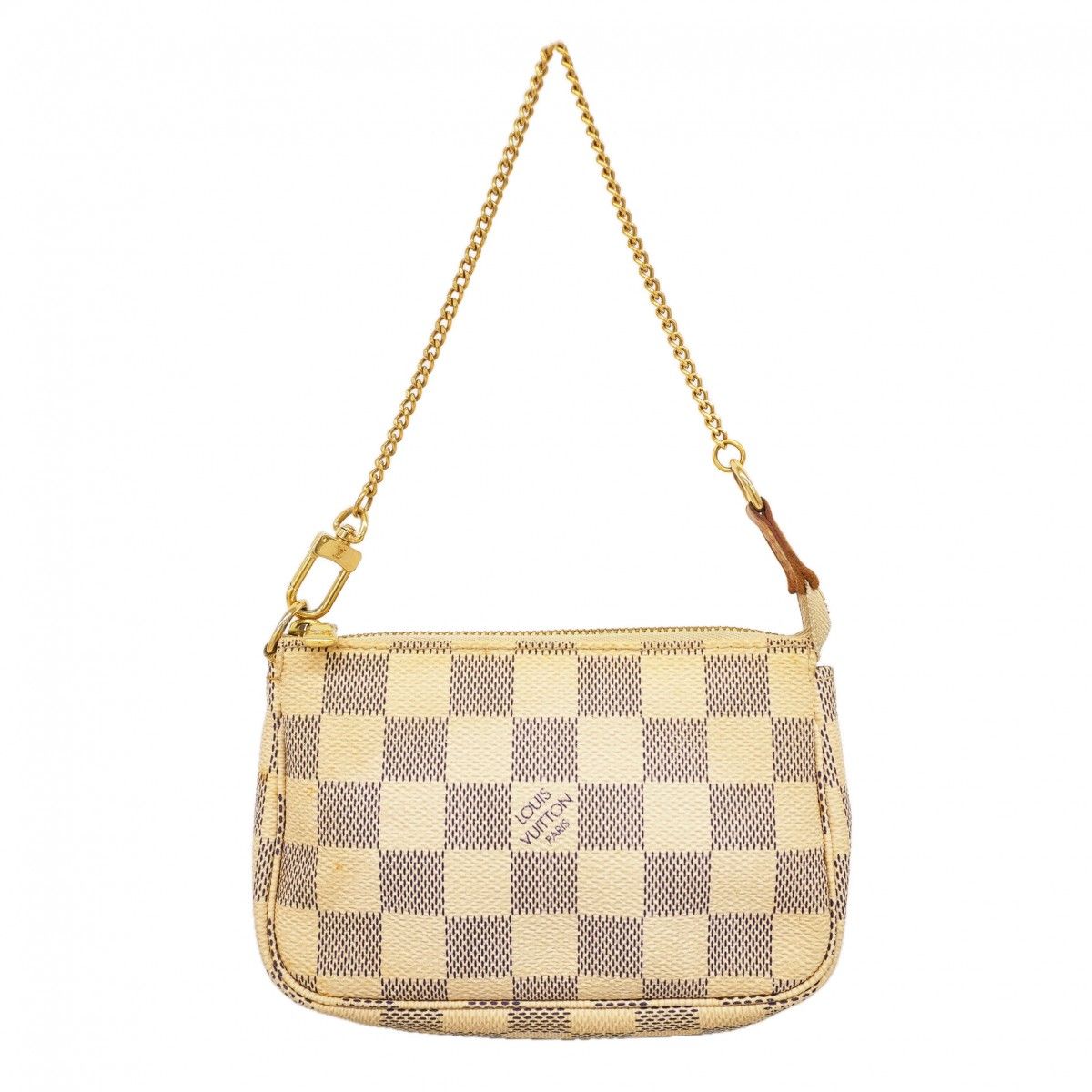 Louis Vuitton Pouch Damier Azur Mini Pochette White