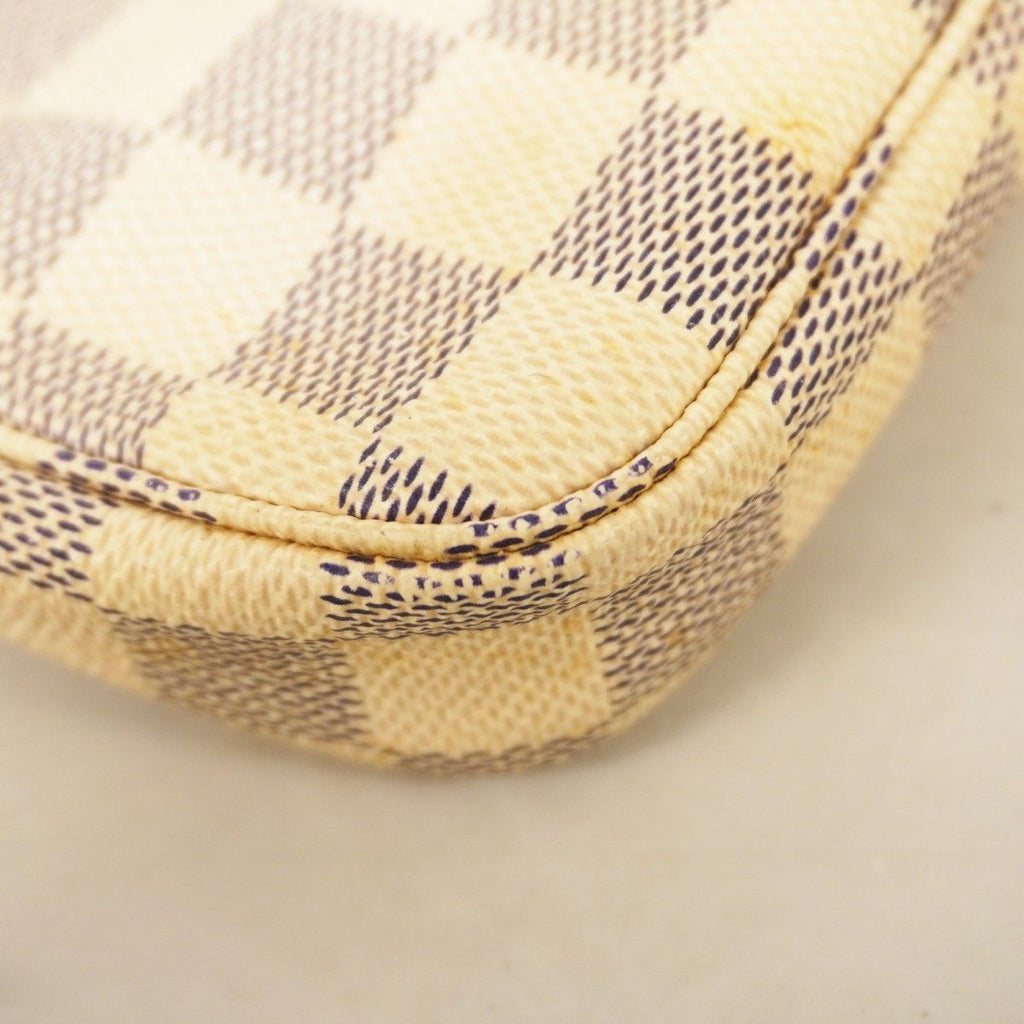 Louis Vuitton Pouch Damier Azur Mini Pochette White — view 8