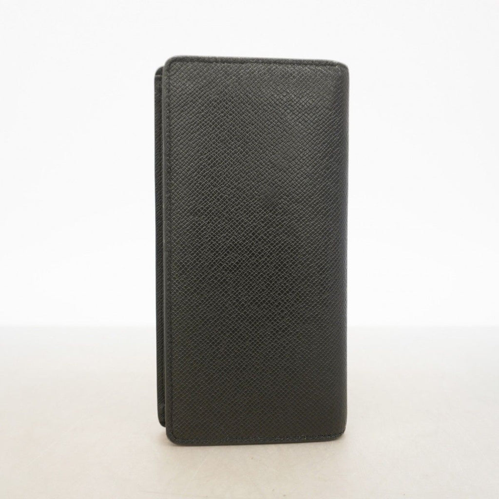 Louis Vuitton Wallet Taiga Portefeuille Brazza Noir — view 7