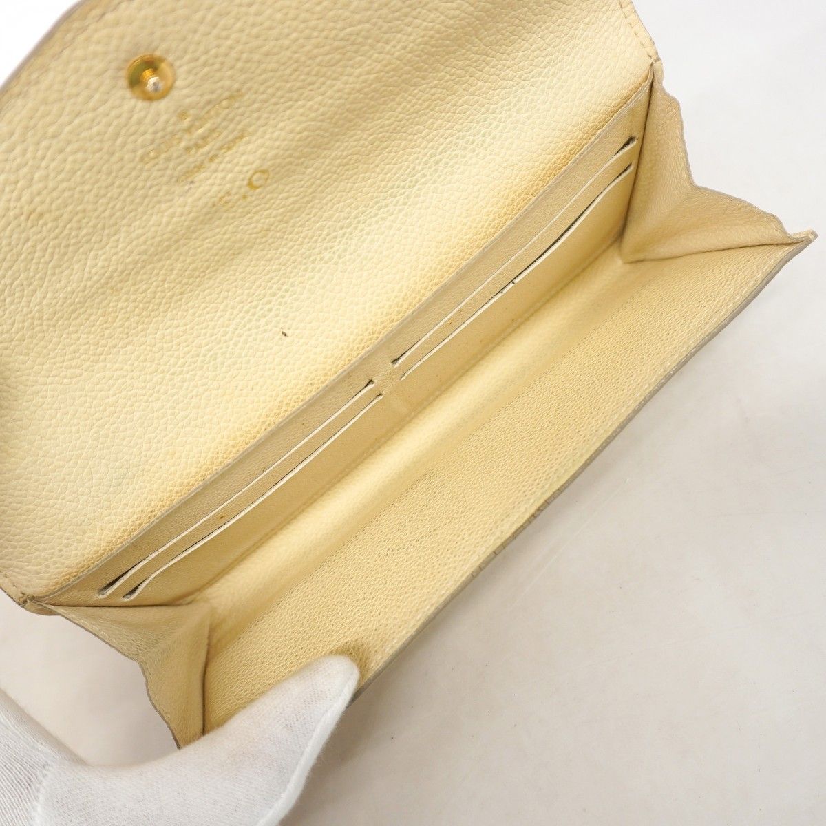 Louis Vuitton Wallet Monogram Empreinte Portefeuille Curilles Neige — view 3