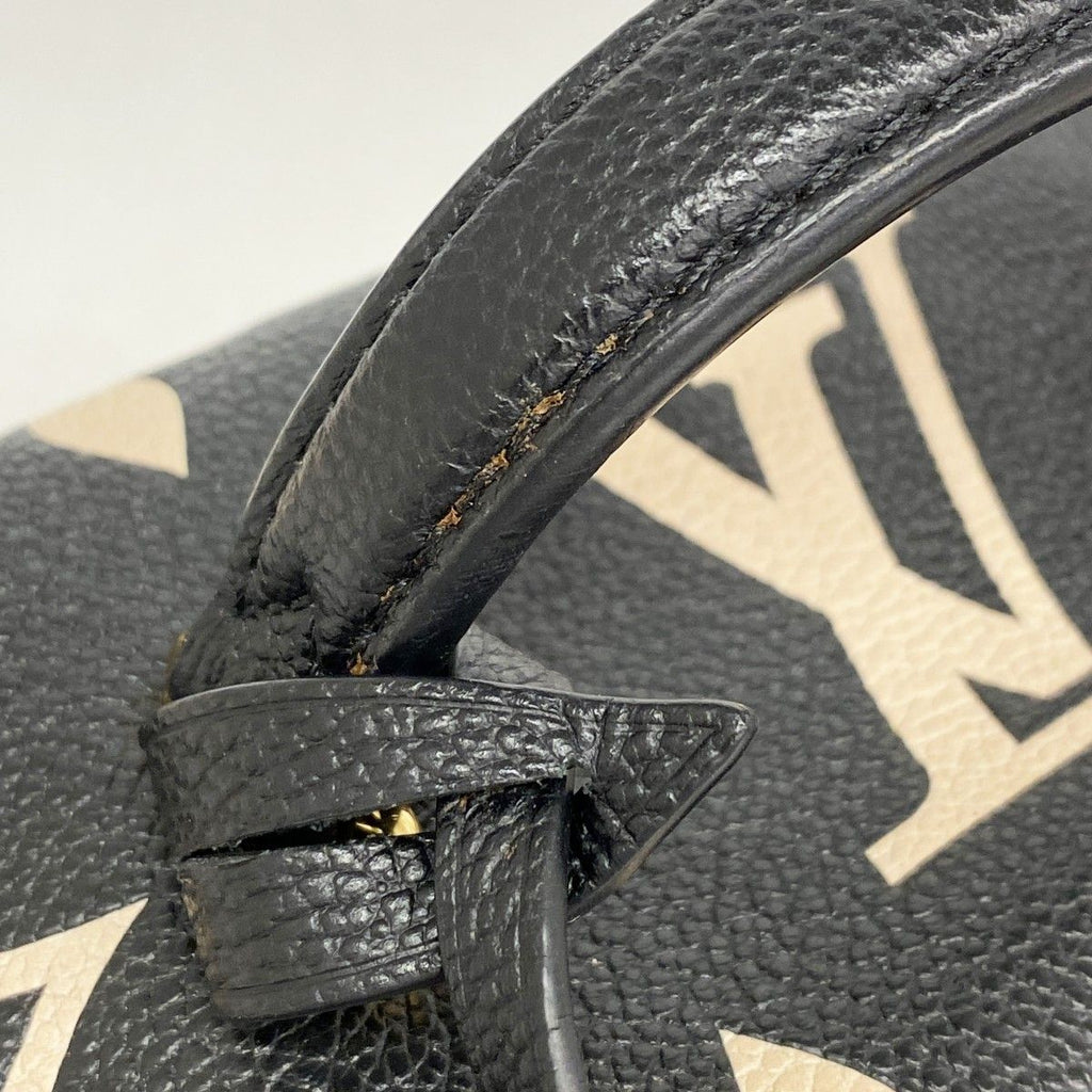 Louis Vuitton Vanity Bag Monogram Empreinte Bicolor PM Black Beige 2-Way — view 8