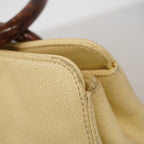 Chanel Handbag Caviar Leather Ivory Gold — view 7