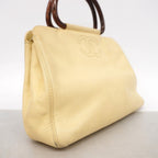Chanel Handbag Caviar Leather Ivory Gold — view 2