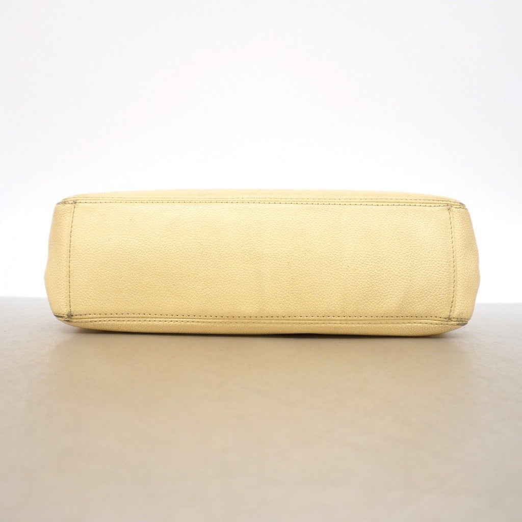 Chanel Handbag Caviar Leather Ivory Gold — view 3