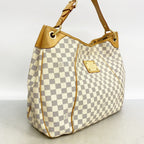 Louis Vuitton Shoulder Bag Damier Azur Galleria GM White — view 2