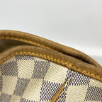 Louis Vuitton Shoulder Bag Damier Azur Galleria GM White — view 6